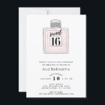 Invitation Sweet 16 Seizième fête d'anniversaire Photo<br><div class="desc">Jetez une fabuleuse fête du 16ème anniversaire de sweet sixteen pour votre fille avec cette magnifique invitation. Avec un design rose avec une bouteille de parfum, cette invitation fera de votre fille l'une des vedettes du spectacle. Avec beaucoup de place pour la date, l'heure et l'emplacement de la fête, cette...</div>