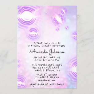 Invitation Sweet 16e 15e étincelle futuriste Holographe rose