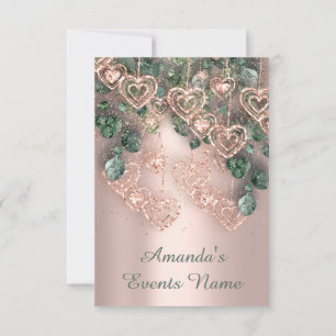 Invitation Sweet 16e anniversaire Fête des mariées de fête We