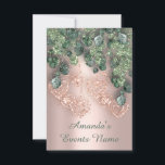 Invitation Sweet 16th Birthday Party Fête des mariées Mint Ro<br><div class="desc">Passez une journée spéciale ! FlorenceKdesig</div>