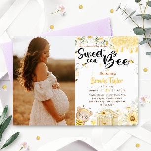 Invitation Sweet As Can Bee Sunflower Photo