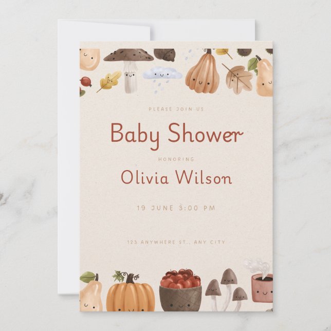 Invitation Sweet Baby Celebration (Devant)