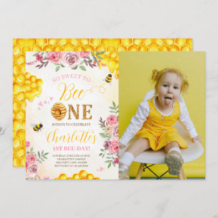 Invitation Sweet Bee 1er Anniversaire Photo