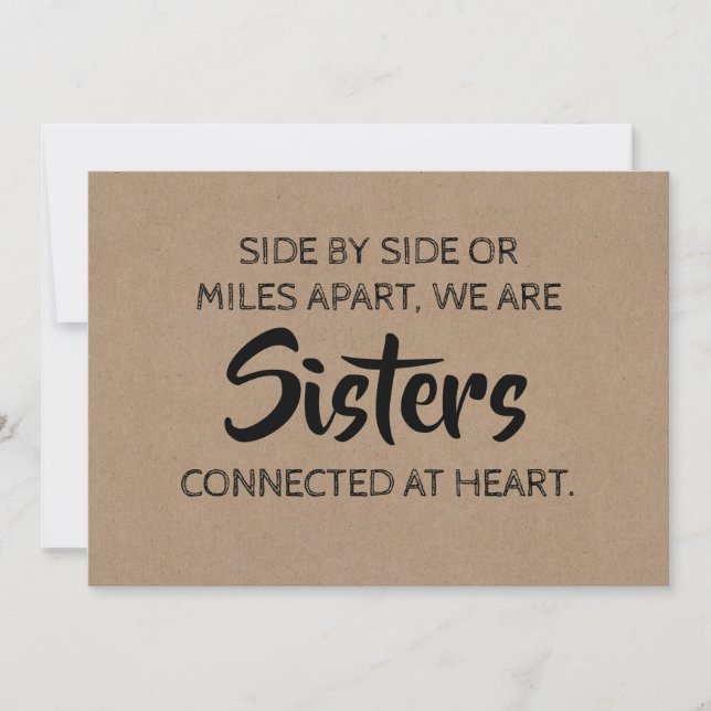 Invitation Sweet Bridesmaid / Maid of Honor (Devant)