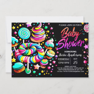 Invitation Sweet Celebration Wonderland Baby shower