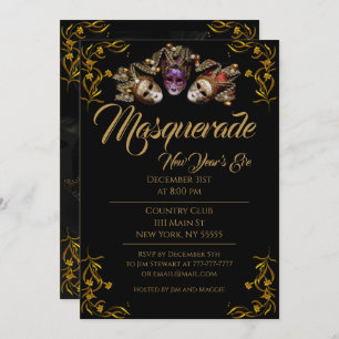 Invitation Sweet Dreams Masquerade Party