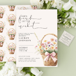 Invitation Sweet Fresh Off the Market Floral Bridal Shower