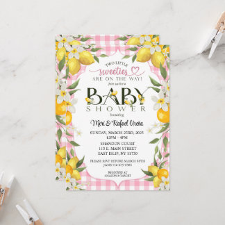 Invitation Sweet Lemon Bliss : Un Baby shower à retenir !