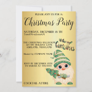 Invitation Sweet Little a nain avec sapin de Noël