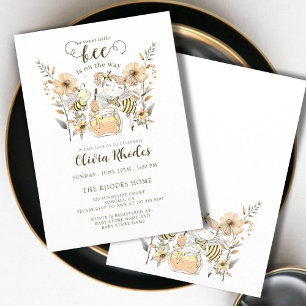 Invitation Sweet Little Bee Girl Baby shower