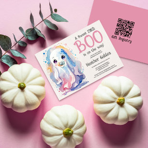 Invitation Sweet Little Boo Halloween Baby shower fantôme