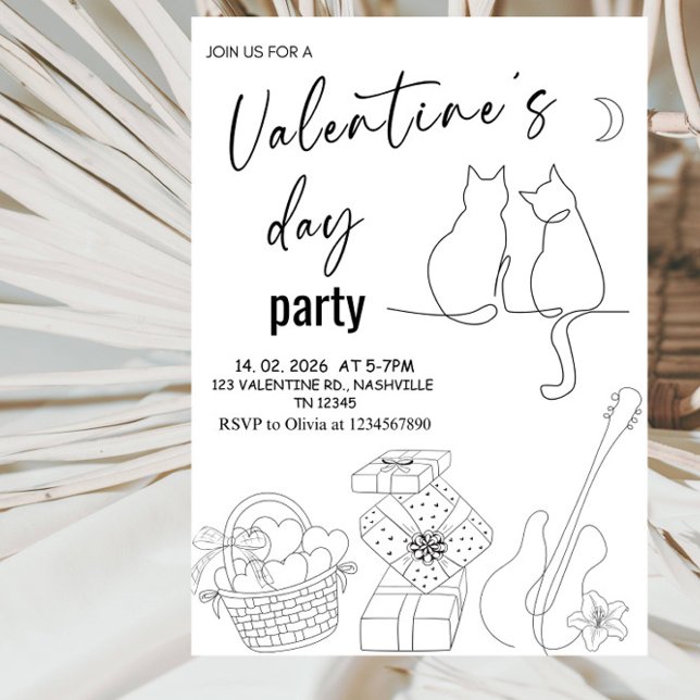 Invitation Sweet Love Valentine’s Day Event Party (Créateur téléchargé)