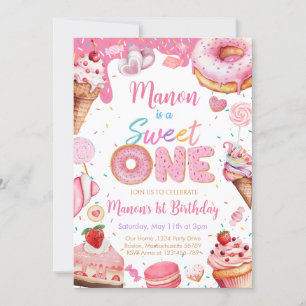 Invitation Sweet One 1st Birthday Girl