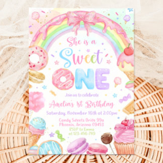 Invitation Sweet One Birthday Invitation, 1st Birthday Invite
