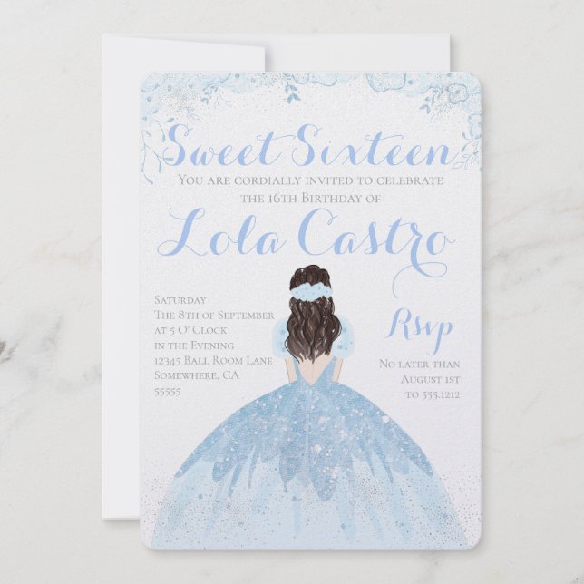 INVITATION sweet sixteen (Devant)