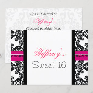 Invitation sweet sixteen