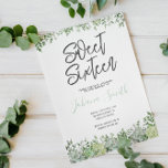 Invitation Sweet sixteen de verdure Succulent Anniversaire<br><div class="desc">Sweet sixteen Succulent de verdure Invitation d'anniversaire</div>