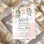 Invitation Sweet sixteen d'or rose rose rousse rustique<br><div class="desc">Sweet sixteen d'or rose rose rousse rustique 16ème invitation,  Contactez-moi pour les articles correspondants ou pour la personnalisation,  Roses blush ©</div>