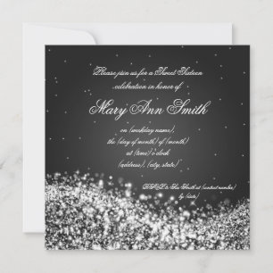 Invitation Sweet sixteen fête d'anniversaire Sparkling Wave B