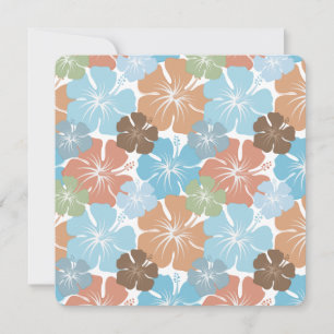 Invitation Sweet sixteen Hawaiien des fleurs d'hibiscus tropi