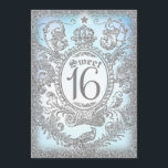 Invitation Sweet sixteen Il était une fois Princesse<br><div class="desc">Conception par Jill McAmis © 2016</div>