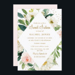 Invitation Sweet sixteen or rose floral<br><div class="desc">Sweet sixteen floral plus moderne Invitations dans le Little Bayleigh Store!</div>