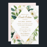 Invitation Sweet sixteen or rose floral<br><div class="desc">Sweet sixteen floral plus moderne Invitations dans le Little Bayleigh Store!</div>