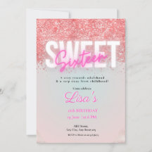 sweet sixteen Rose rose parties scintillant annive