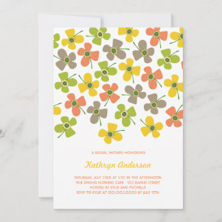 Invitation Sweet Summer Daisies Chic Fun Fête des mariées Par