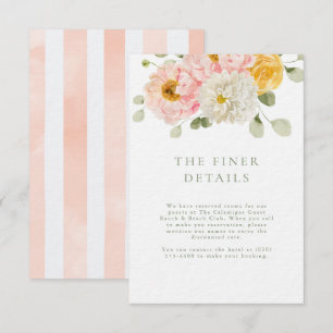 Invitation Sweet Summer Garden Détails Mariage Enclôture