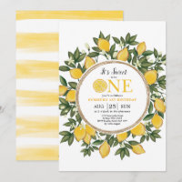 Sweet to Be One Summer Citrus citron 1er anniversa