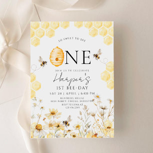 Invitation Sweet to bee Bumble Wildlfower Fête de printemps