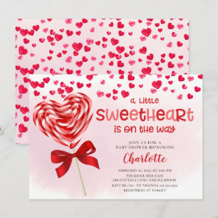Invitation Sweet Treat Petit Baby shower amoureux