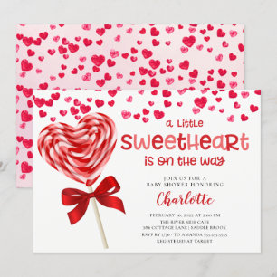 Invitation Sweet Treat Petit Baby shower amoureux Invitat