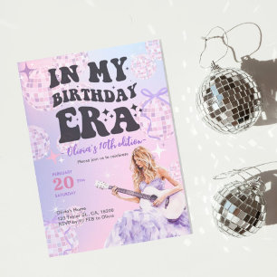 Invitation Swiftie inspiré Dans mon anniversaire anniversaire
