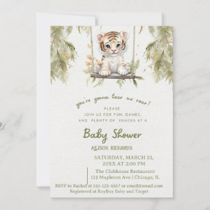 Invitation Swinging Safari : L'aventure sauvage du lionceau