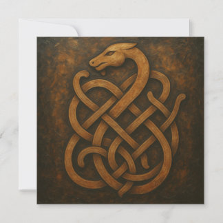 Invitation Symbole ancien nœud serpent nordique