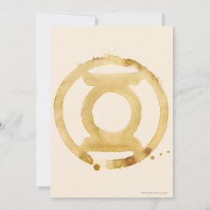 Invitation Symbole de la lanterne de café