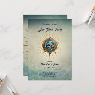 Invitation Symbole de l'oeil allant égyptien,