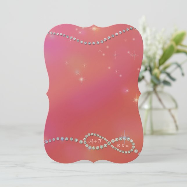 INVITATION SYMBOLE INFINI SYMBOLE INFINI AMOUR FLANC (Debout devant)