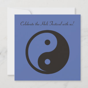 Invitation Symbole Yin Yang - conception de tatouage solide