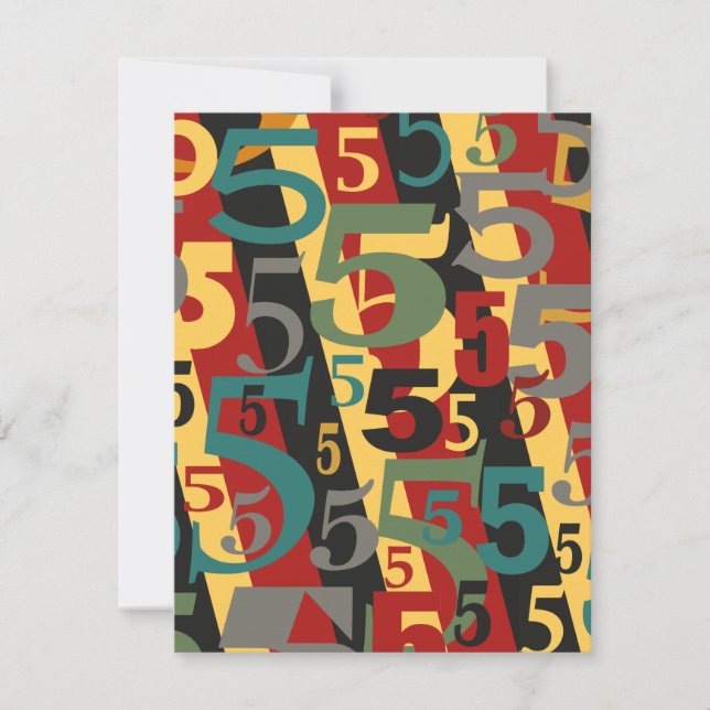 Invitation Symphonie # 5 cinquièmes ou ciquantième (Devant)