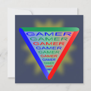 Invitation Système de jeu Ultimate Gamer 3 Couleurs RVB