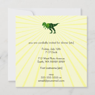Invitation T-Rex
