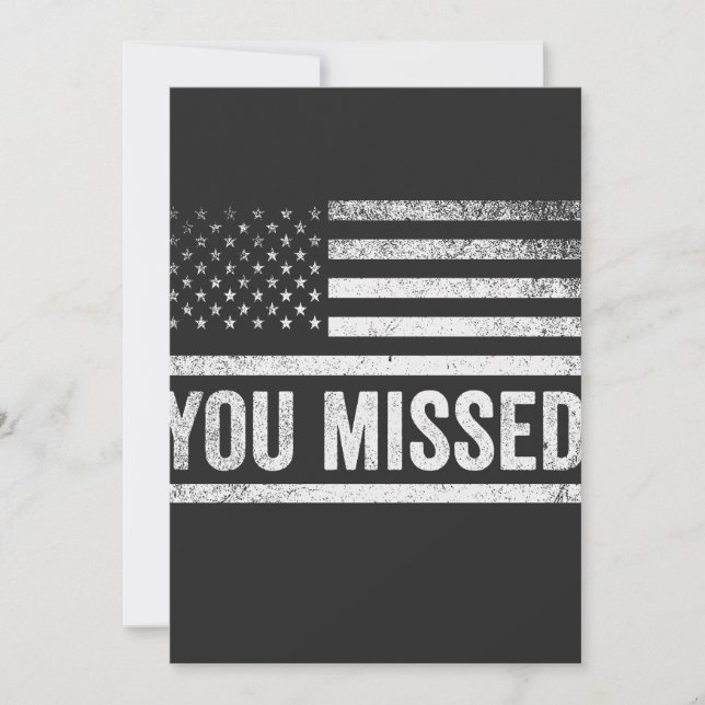 Invitation T-shirt de Noël dégueulasse Trump Vance Élection (Devant)