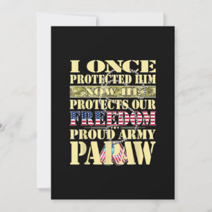 Invitation T-shirt Mon petit-fils est un soldat fier papy de 