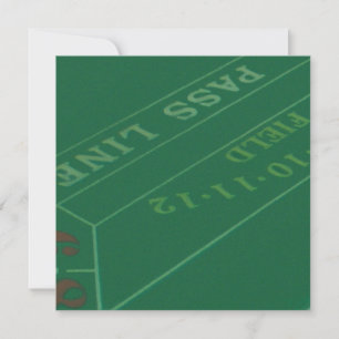 Invitation Table de Craps pour Joueurs Image