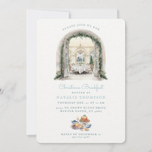 Invitation Table de salle à manger   Christmas Breakfast