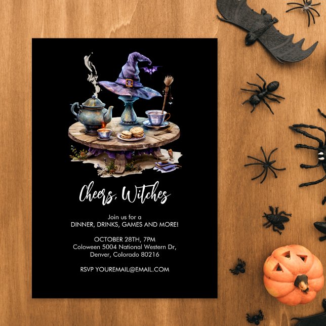 Invitation Table de sorcière magique Halloween (Créateur téléchargé)