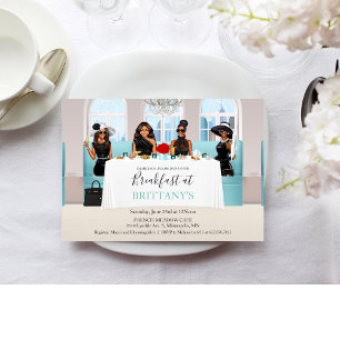 Invitation Table noire afro-américaine